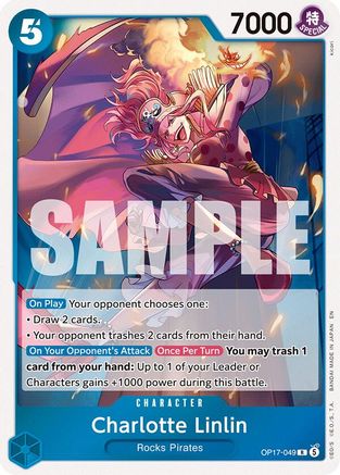 Charlotte Linlin (049) (OP17-049) - The World's Strongest Warriors Foil - Card Brawlers