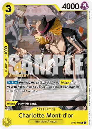 Charlotte Mont-d'or (OP17-111) - The World's Strongest Warriors Release Event Cards - Card Brawlers