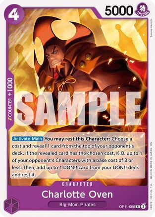 Charlotte Oven (OP11-066) - Starter Deck 34: PURPLE Charlotte Katakuri - Card Brawlers