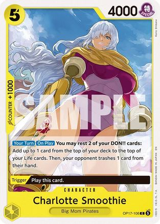 Charlotte Smoothie (OP17-106) - The World's Strongest Warriors - Card Brawlers