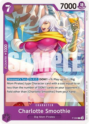 Charlotte Smoothie (P-090) - Starter Deck 34: PURPLE Charlotte Katakuri - Card Brawlers