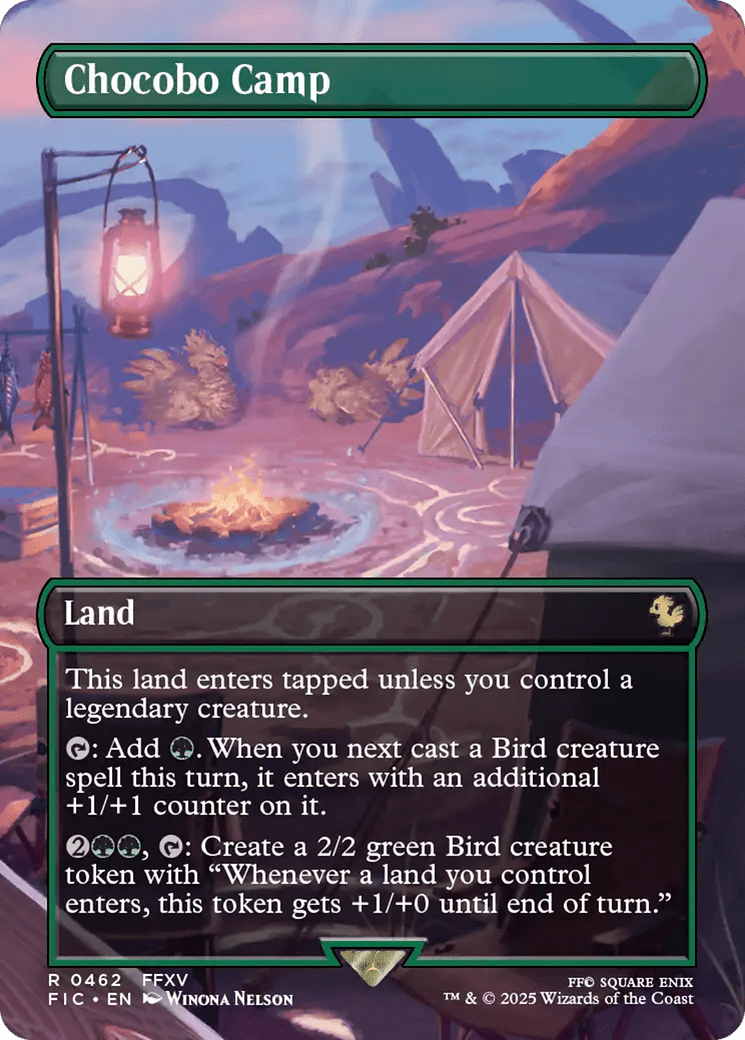 Chocobo Camp (Borderless) [FINAL FANTASY Commander] - Card Brawlers