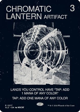 Chromatic Lantern (0217) (SLZ-217) - Secret Lair x MSCHF: The Zeta Set - Card Brawlers