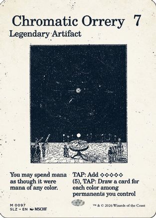 Chromatic Orrery (0097) (SLZ-097) - Secret Lair x MSCHF: The Zeta Set - Card Brawlers