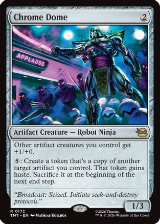 Chrome Dome (TMT-172) - Teenage Mutant Ninja Turtles - Card Brawlers
