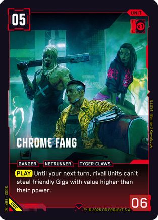 Chrome Fang (002) - Embracing Power Retail Starter Deck - Card Brawlers