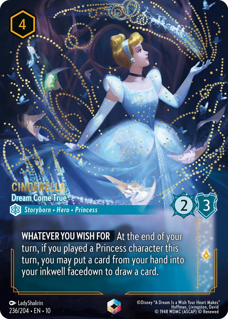 Cinderella - Dream Come True (Enchanted) (236/204) [Whispers in the Well] - Card Brawlers
