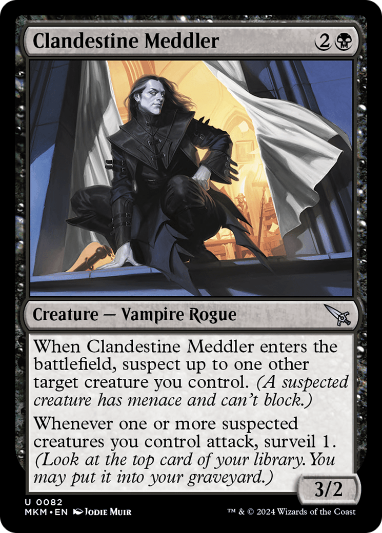 Clandestine Meddler (White) [Murders at Karlov Manor] - Card Brawlers