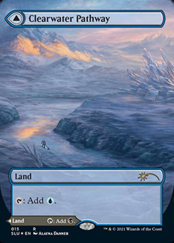 Clearwater Pathway // Murkwater Pathway (Borderless) [Secret Lair: Ultimate Edition 2] - Card Brawlers