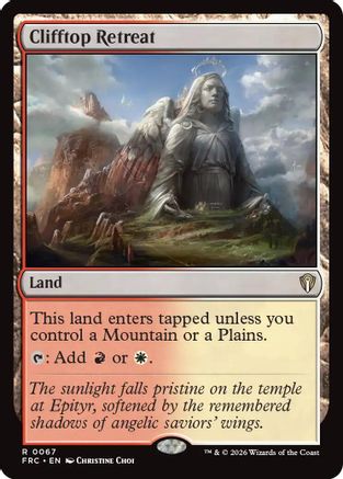 Clifftop Retreat (FRC-067) - Commander: Reality Fracture - Card Brawlers