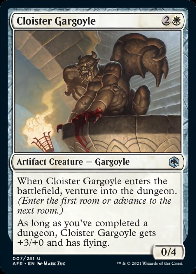 Cloister Gargoyle [Dungeons & Dragons: Adventures in the Forgotten Realms] - Card Brawlers
