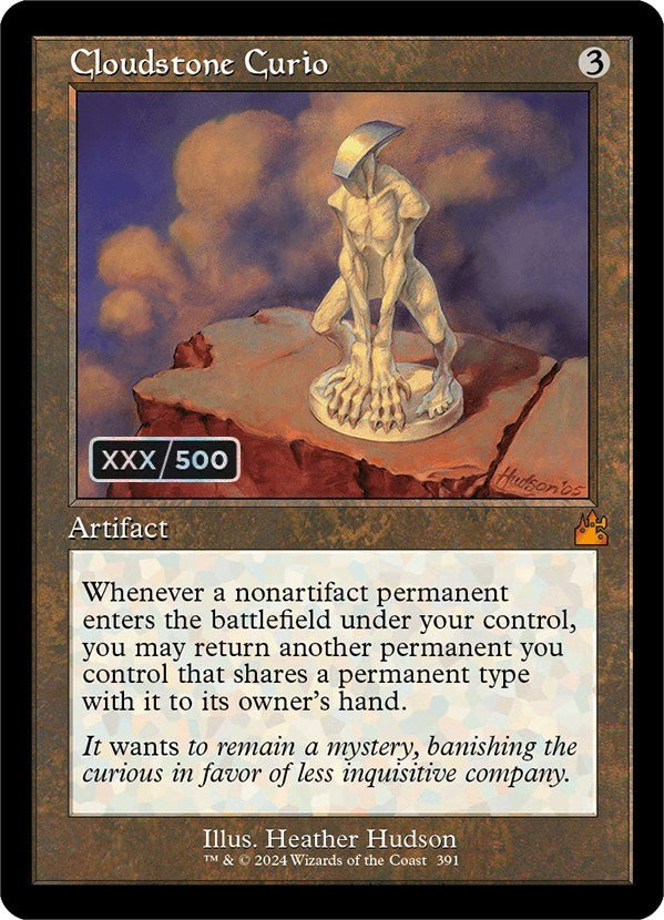 Cloudstone Curio (Retro) (Serialized) [Ravnica Remastered] - Card Brawlers