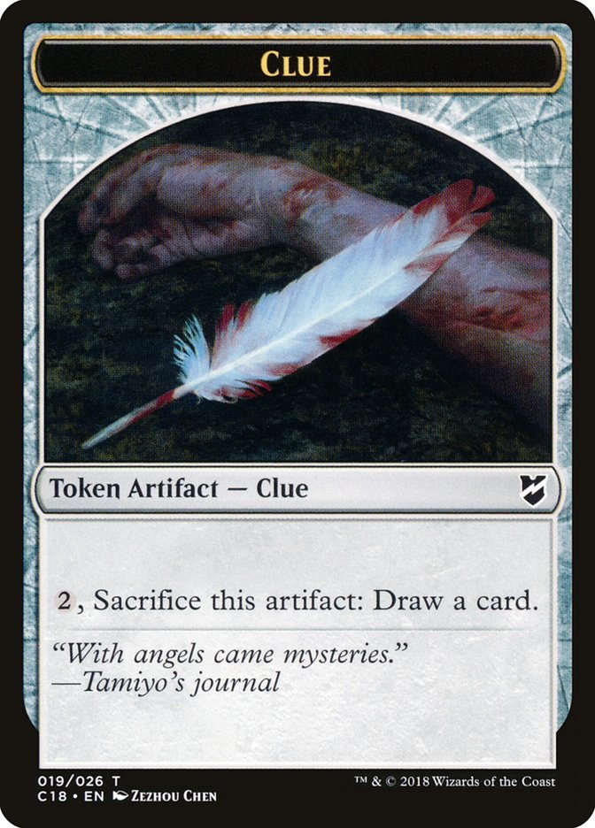 Clue Token [Commander 2018 Tokens] - Card Brawlers