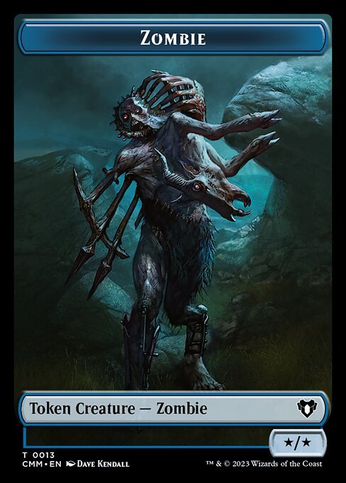 Clue // Zombie (0013) Double - Sided Token [Commander Masters Tokens] - Card Brawlers