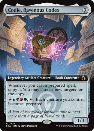 Codie, Ravenous Codex (Extended Art) (FRA-431) - Reality Fracture Foil - Card Brawlers