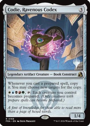 Codie, Ravenous Codex (PPFRA-168) - Promo Pack: Reality Fracture - Card Brawlers