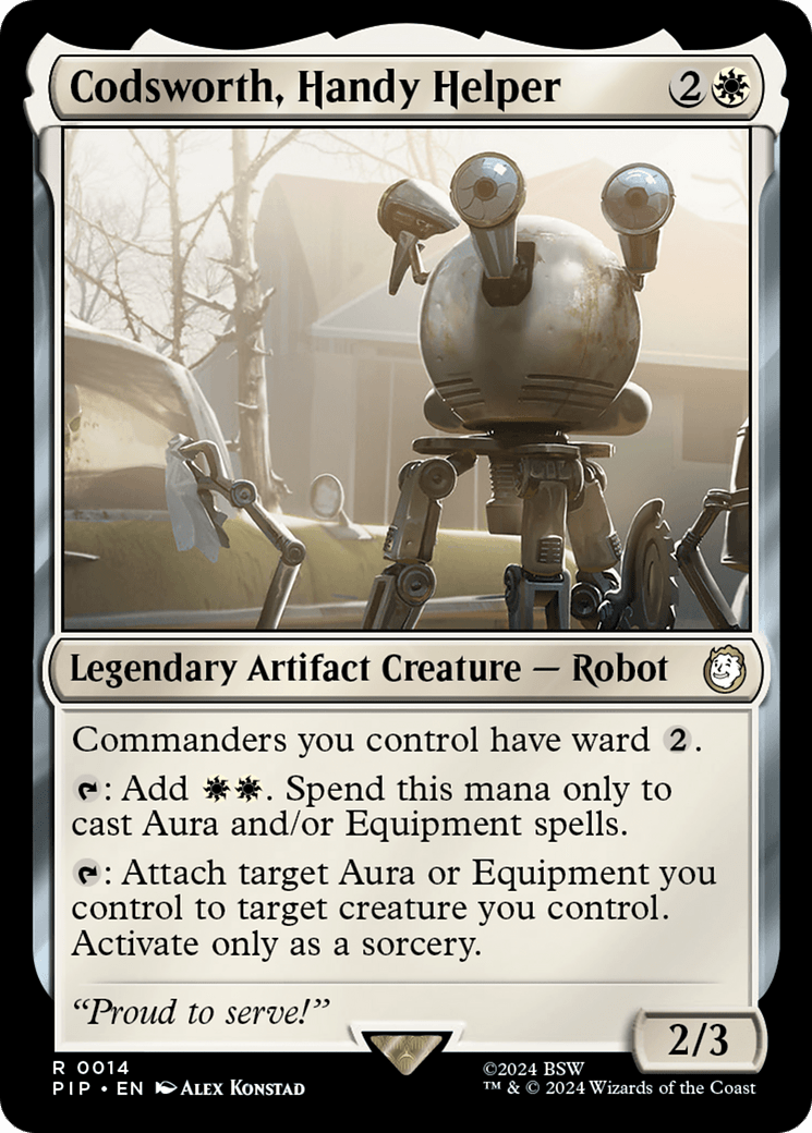 Codsworth, Handy Helper [Fallout] - Card Brawlers