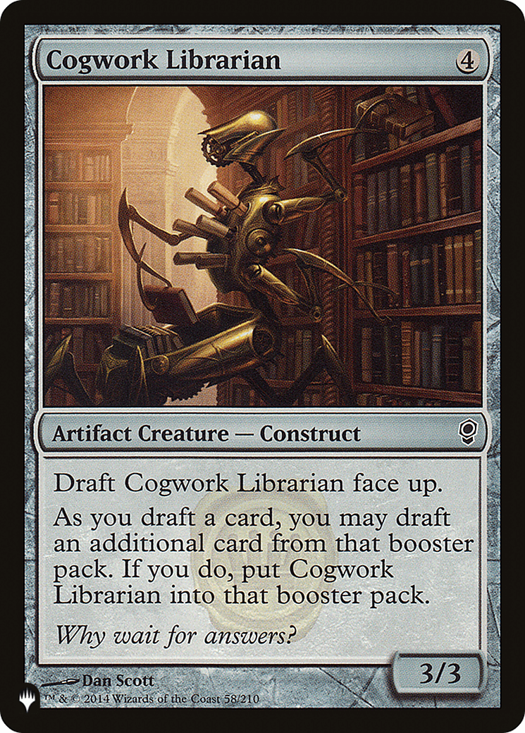 Cogwork Librarian [The List] - Card Brawlers