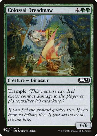 Colossal Dreadmaw (M21) (LIST-176) - The List Reprints - Card Brawlers