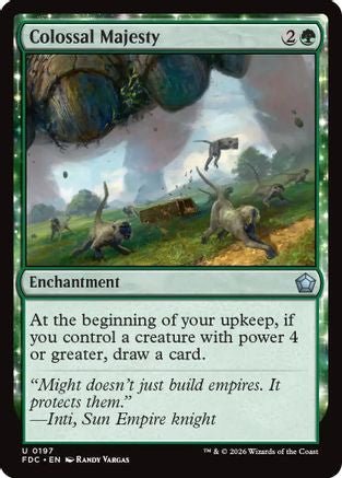 Colossal Majesty (FDC-197) - Commander: Foundations - Card Brawlers
