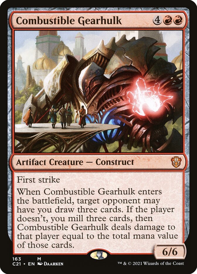 Combustible Gearhulk [Commander 2021] - Card Brawlers