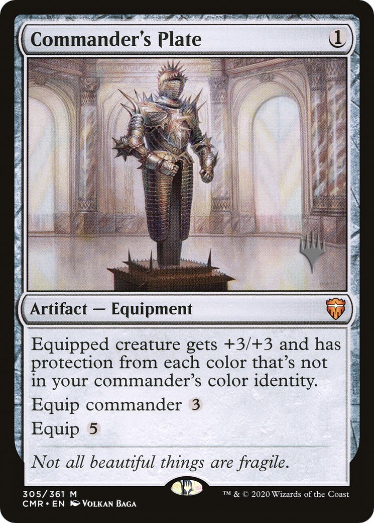 Commander's Plate (Promo Pack) [Murders at Karlov Manor Promos] - Card Brawlers