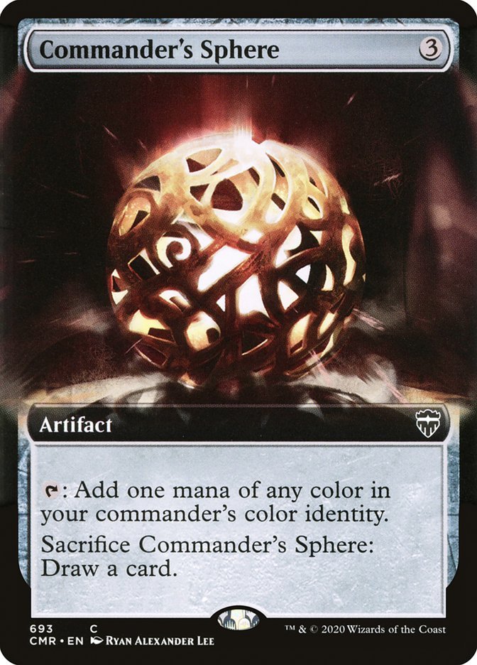 Commander's Sphere (Extended Art) [Commander Legends] - Card Brawlers