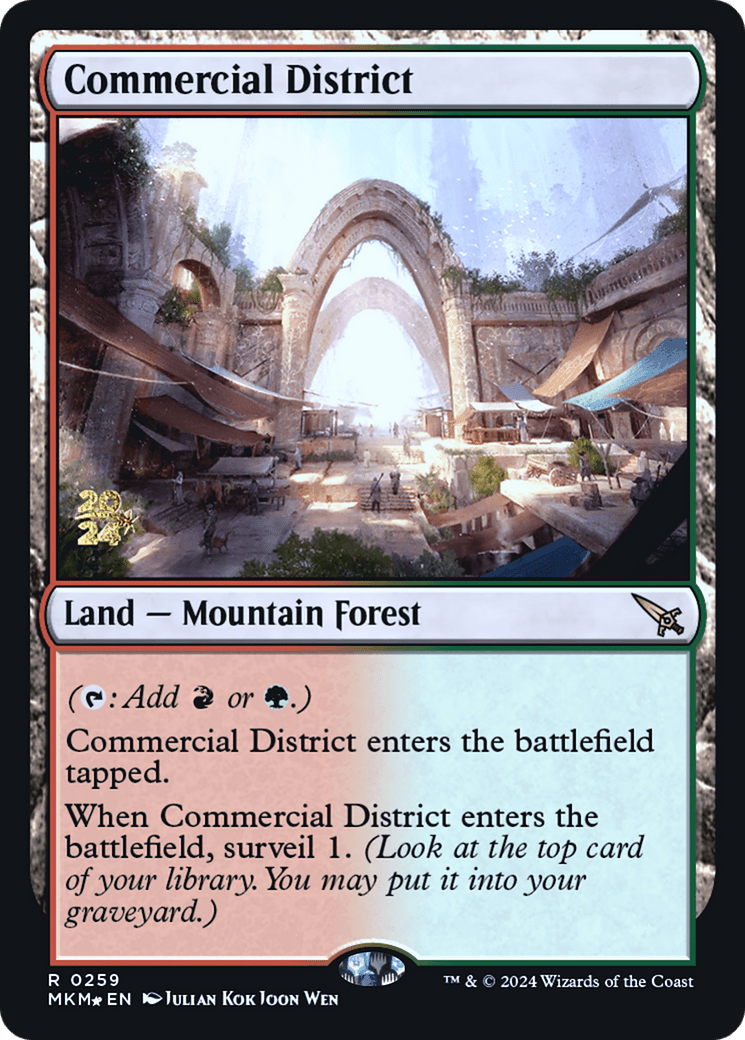 Commercial District [Murders at Karlov Manor Prerelease Promos] - Card Brawlers