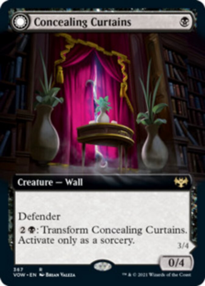Concealing Curtains // Revealing Eye (Extended Art) [Innistrad: Crimson Vow] - Card Brawlers