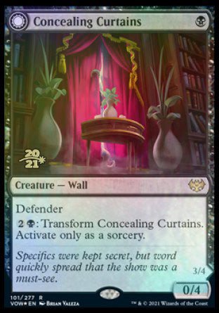 Concealing Curtains // Revealing Eye [Innistrad: Crimson Vow Prerelease Promos] - Card Brawlers