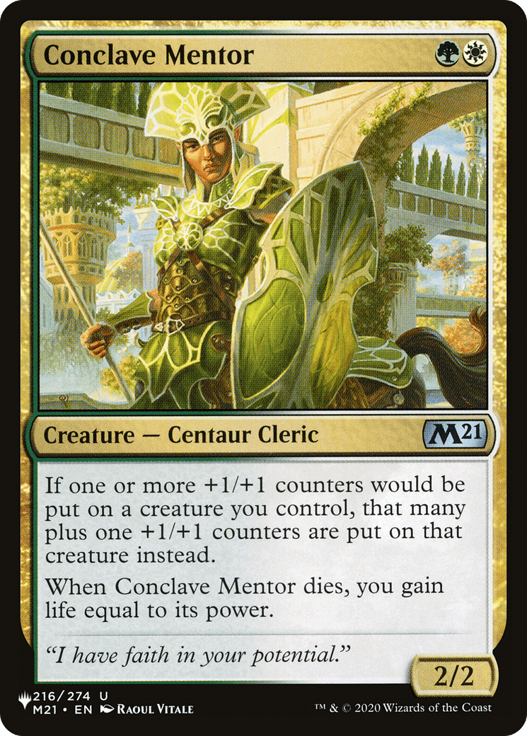 Conclave Mentor [The List] - Card Brawlers