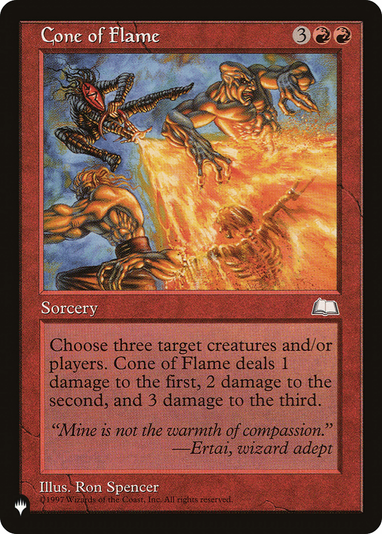 Cone of Flame [The List] - Card Brawlers