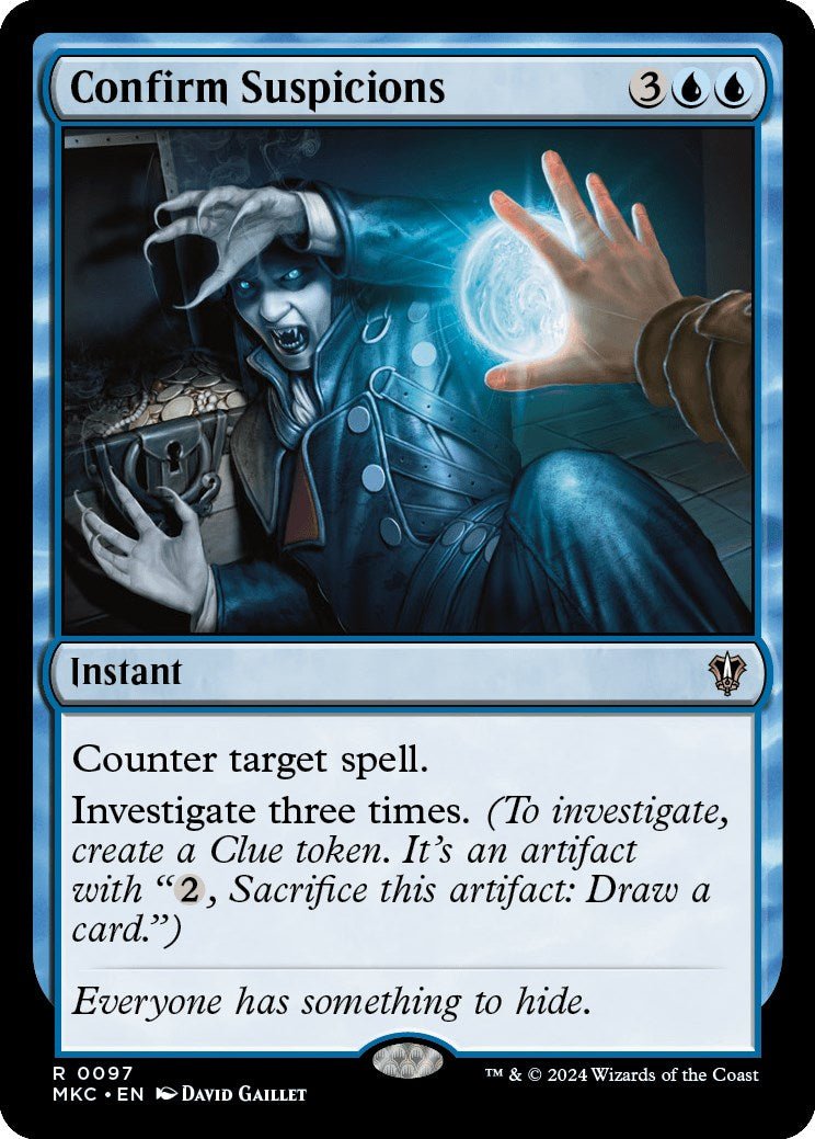 Confirm Suspicions [Murders at Karlov Manor Commander] - Card Brawlers