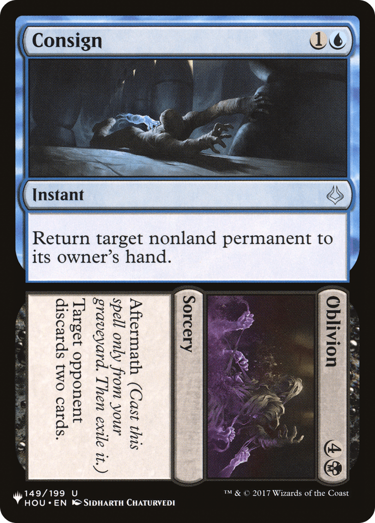 Consign // Oblivion [The List] - Card Brawlers