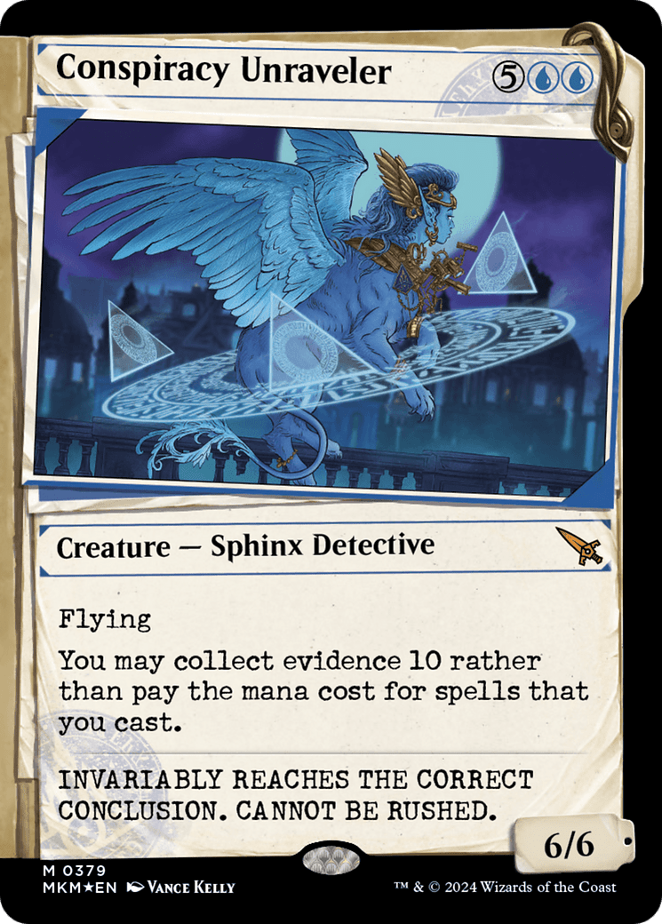 Conspiracy Unraveler (Showcase) (Invisible Ink) [Murders at Karlov Manor] - Card Brawlers