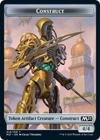 Construct // Goblin Wizard Double - Sided Token [Core Set 2021 Tokens] - Card Brawlers