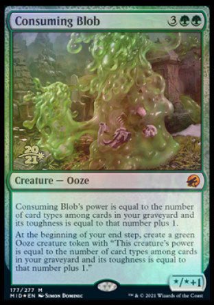 Consuming Blob [Innistrad: Midnight Hunt Prerelease Promos] - Card Brawlers