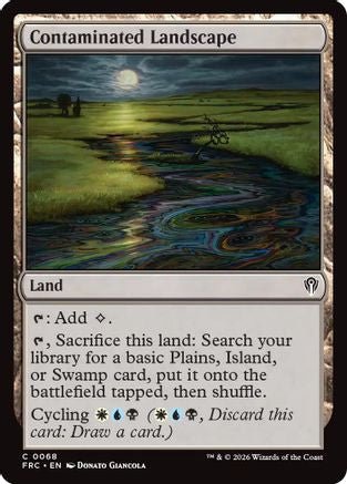 Contaminated Landscape (FRC-068) - Commander: Reality Fracture - Card Brawlers