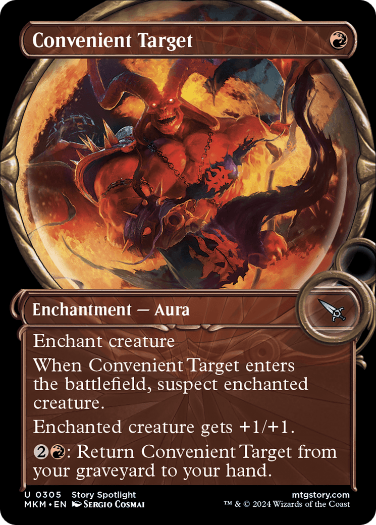 Convenient Target (Showcase) [Murders at Karlov Manor] - Card Brawlers