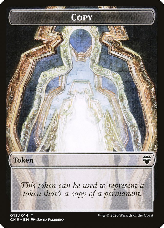 Copy (013) // Golem Double - Sided Token [Commander Legends Tokens] - Card Brawlers