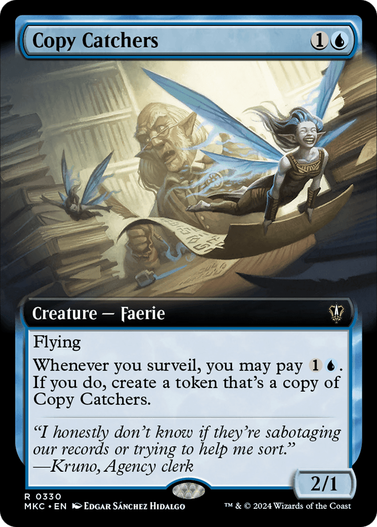 Copy Catchers (Extended Art) [Murders at Karlov Manor Commander] - Card Brawlers