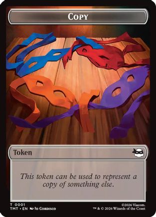 Copy // Mutagen Double-Sided Token (TMT-1 // 9) - Teenage Mutant Ninja Turtles - Card Brawlers