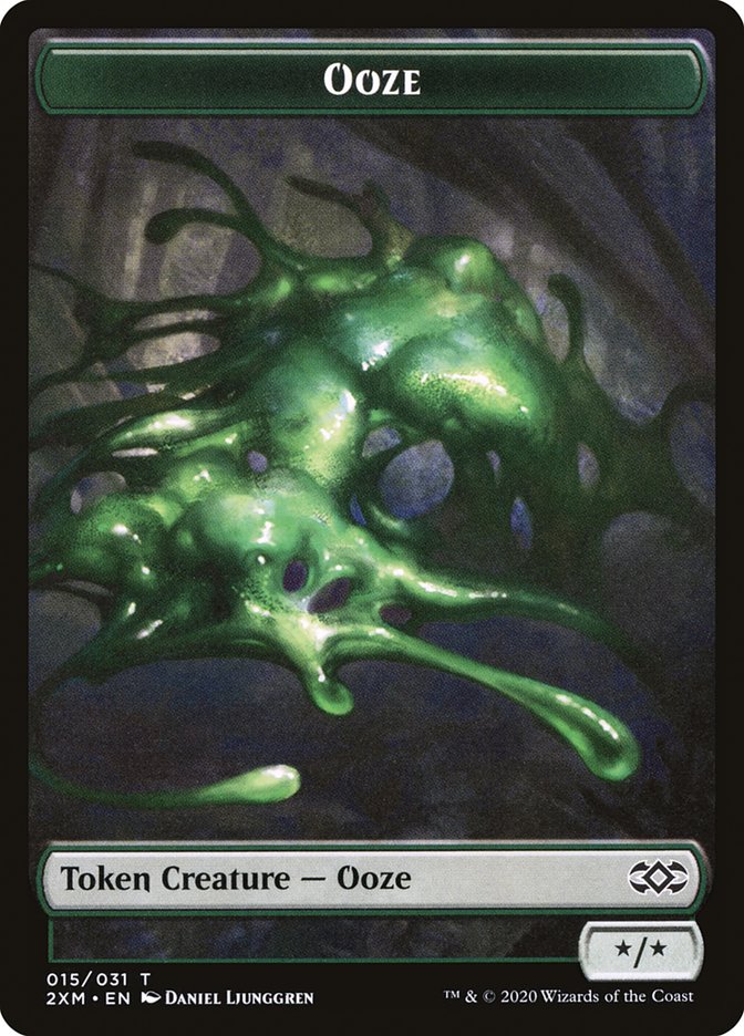 Copy // Ooze Double - Sided Token [Double Masters Tokens] - Card Brawlers