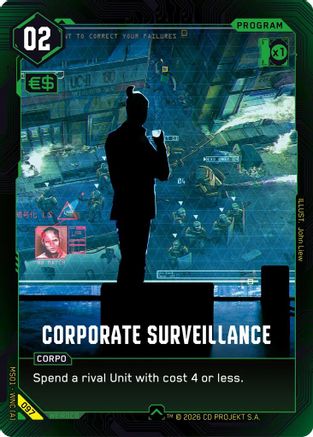 Corporate Surveillance (097) - Welcome to Night City Retail - Card Brawlers
