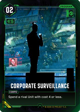 Corporate Surveillance (B097) - Welcome to Night City Beta - Card Brawlers
