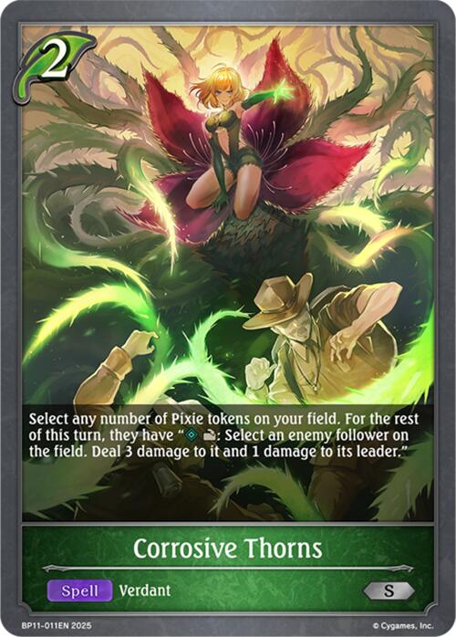 Corrosive Thorns (BP11 - 011EN) [Bullet of Fate] - Card Brawlers