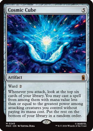 Cosmic Cube (MSH-245) - Marvel Super Heroes - Card Brawlers