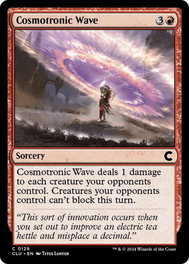 Cosmotronic Wave [Ravnica: Clue Edition] - Card Brawlers