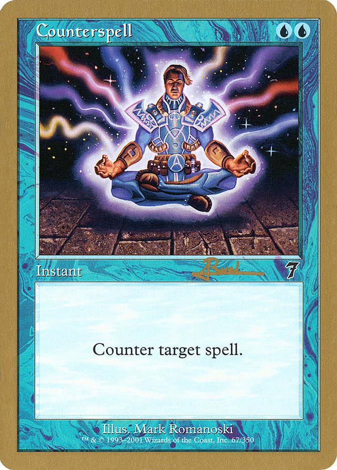 Counterspell (Antoine Ruel) (7ED) [World Championship Decks 2001] - Card Brawlers
