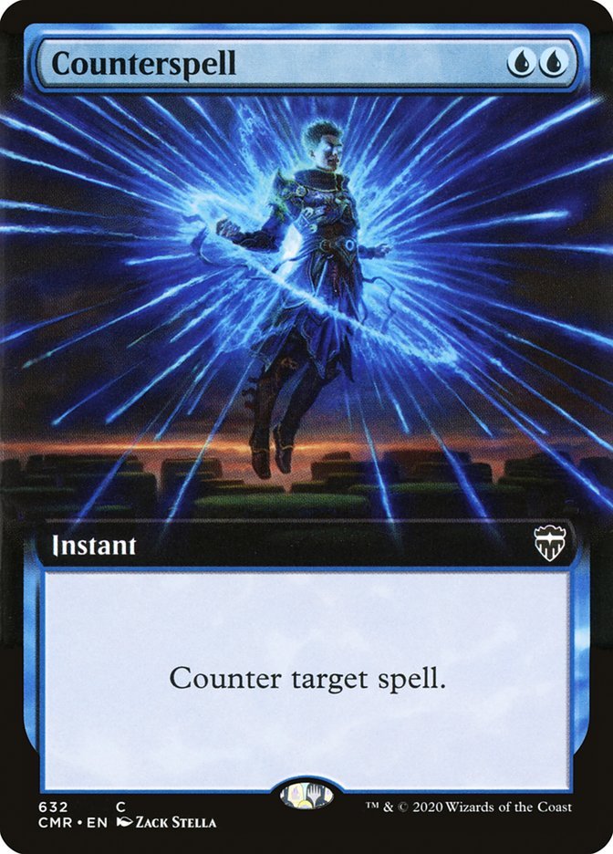 Counterspell (Extended Art) [Commander Legends] - Card Brawlers